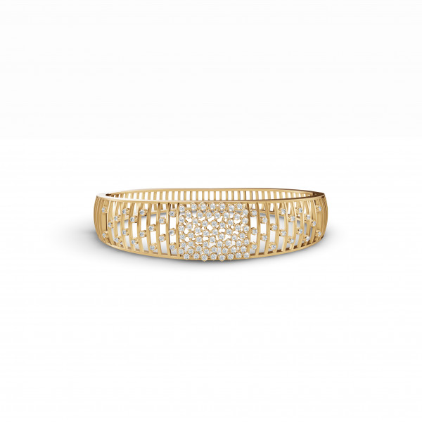 Cascading Diamonds Mesh Bracelet