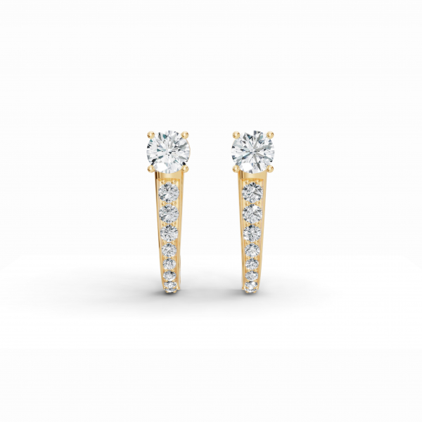 Retro Diamond Stud Earrings