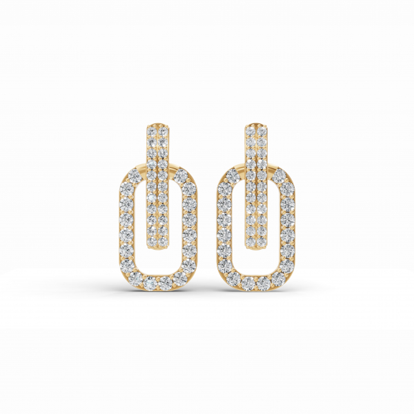 Twine Diamond Stud Earrings